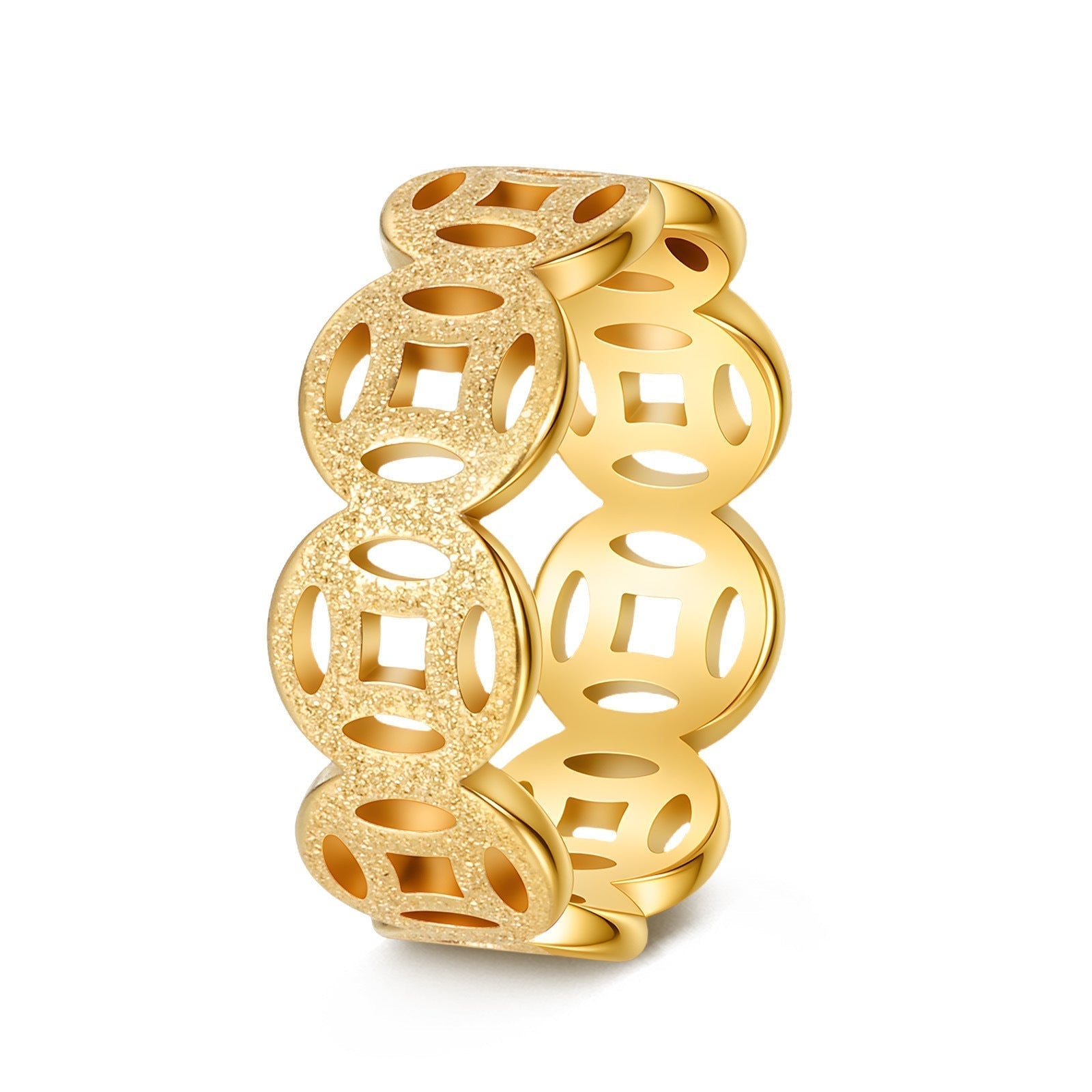 Ella Classic Pattern Ring | Guld