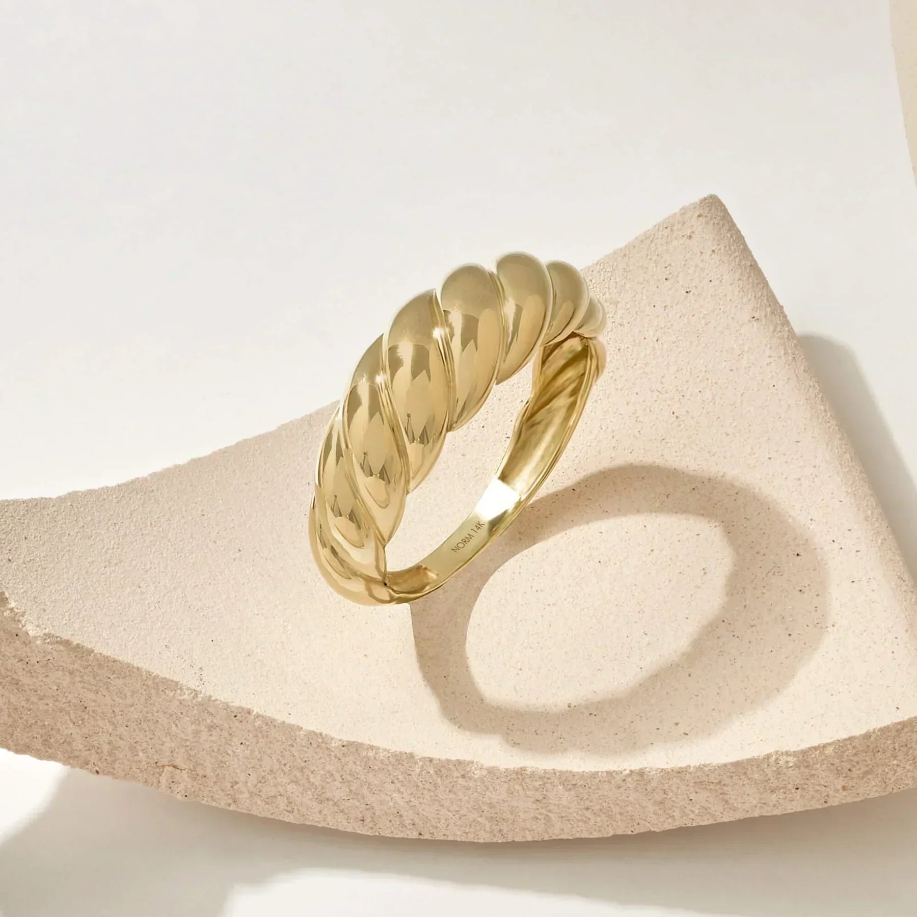 Croissant Ring | Guld
