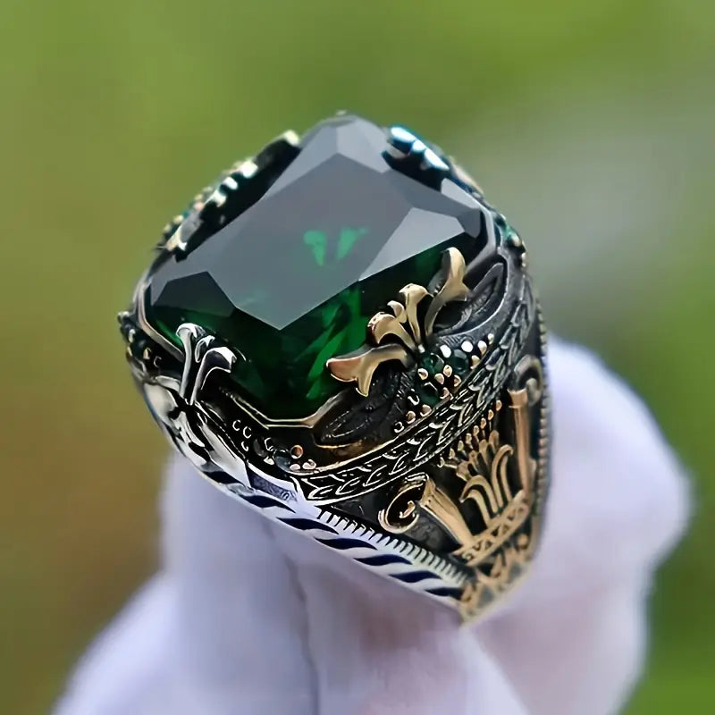 Klara Emerin Ring | Blandet Guld