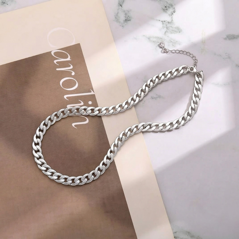 Chunky Cuban Link Halskæde | Guld