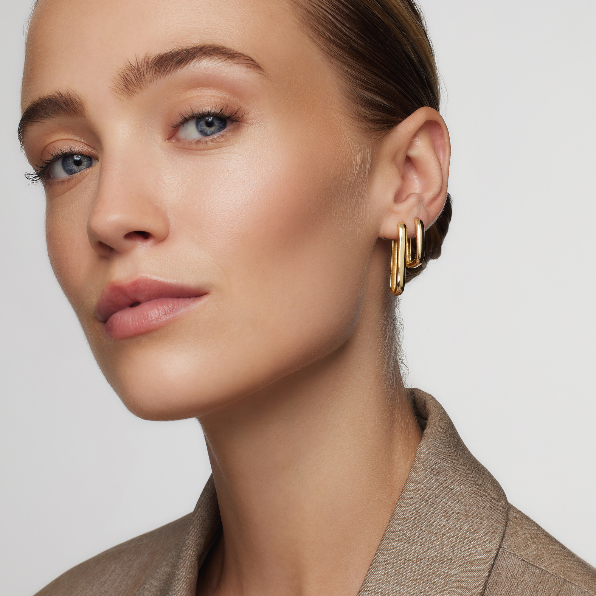 Ikon Hoop Øreringe | Guld