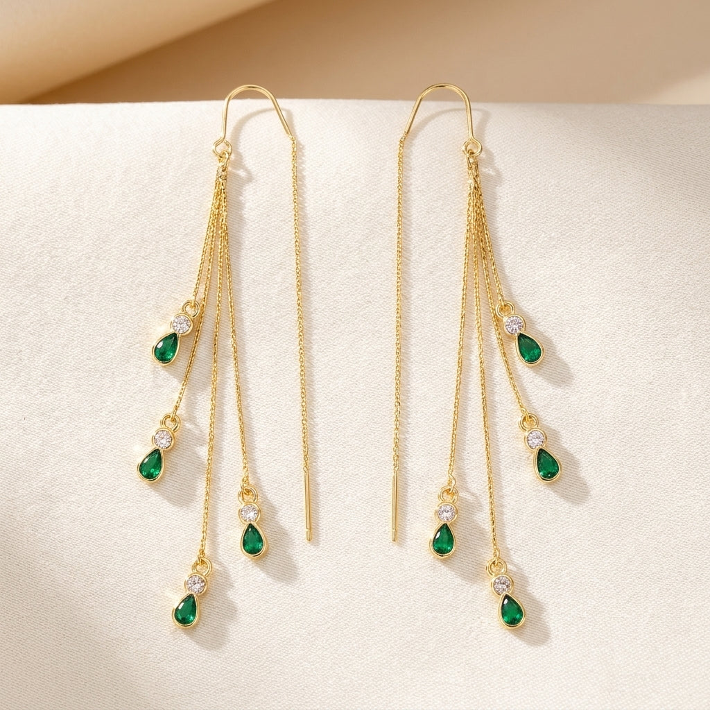 Calista Moreau Frynseøreringe | Guld