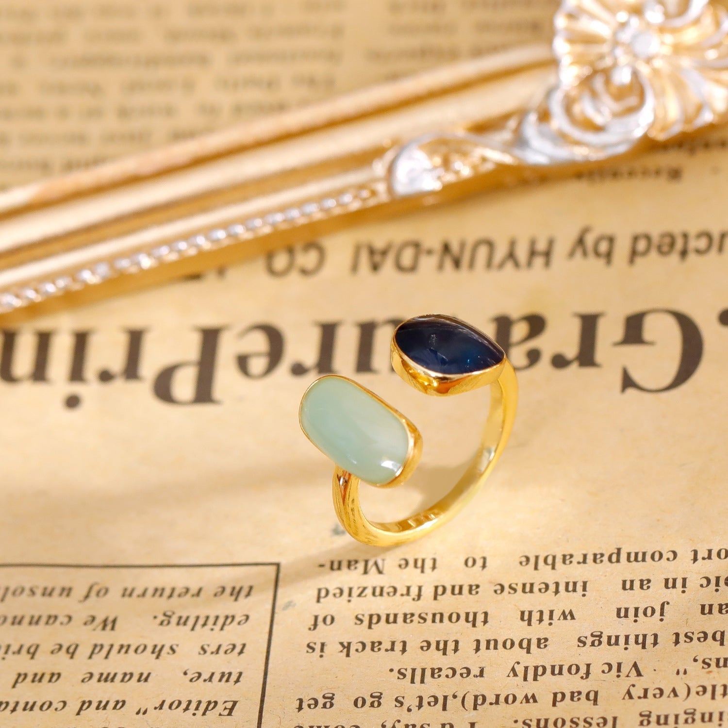 Kaelis Duo Wrap Ring | Guld