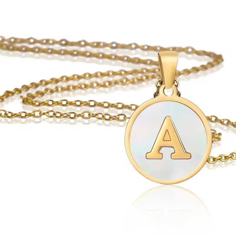 Monette Initial Halskæde | Guld