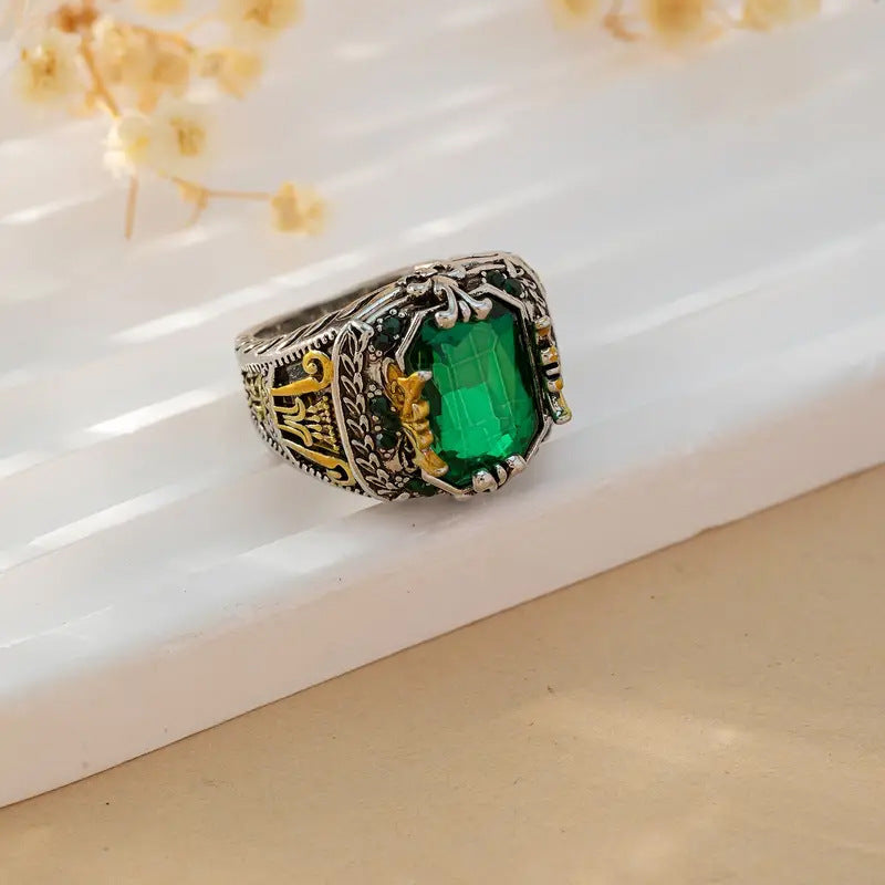 Klara Emerin Ring | Blandet Guld