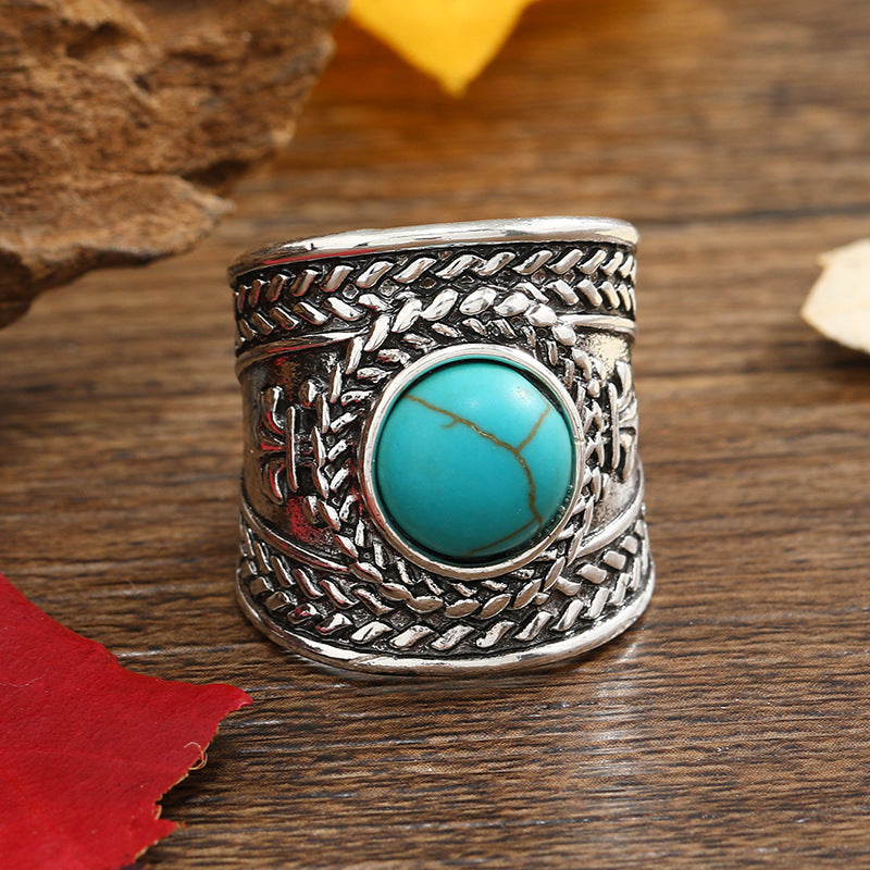 Ravik Stone Åben Ring | Hvidguld