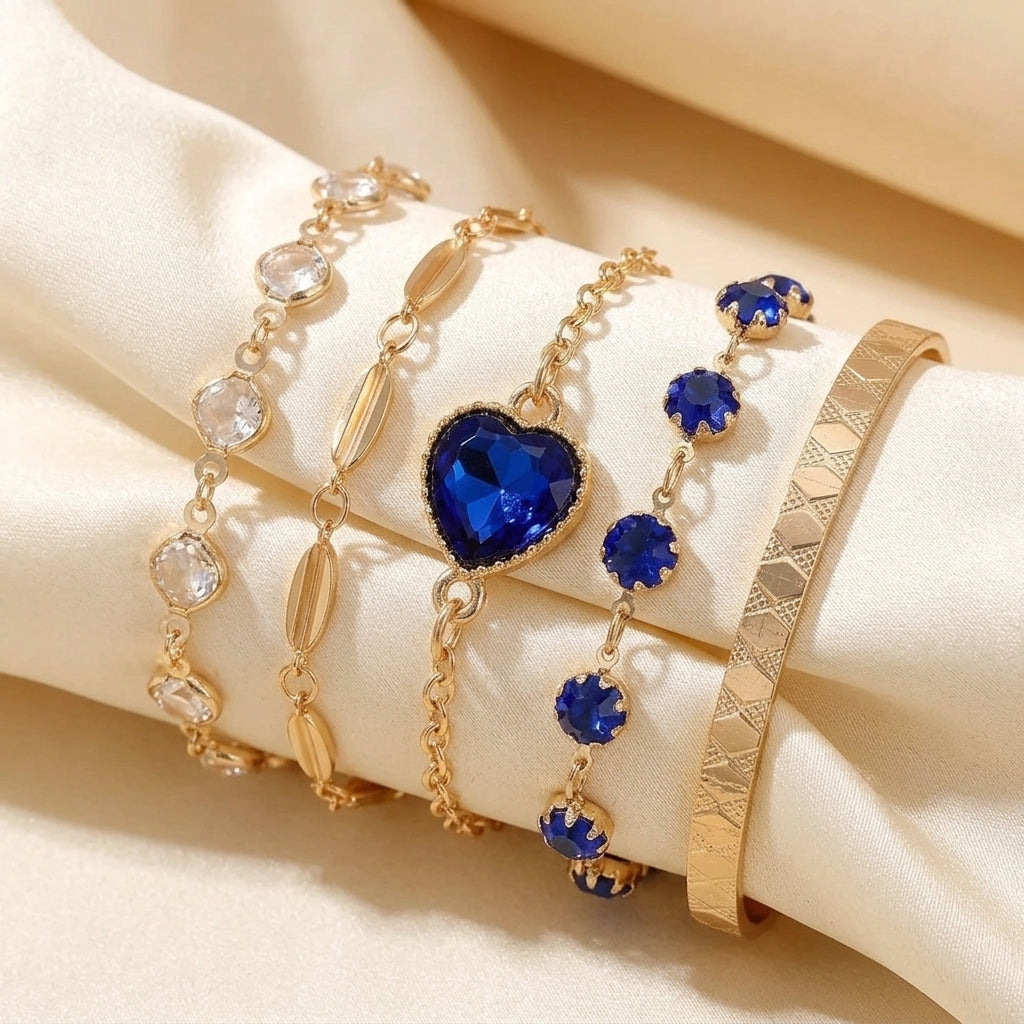 Aveline Northblue Armbåndsæt | Guld