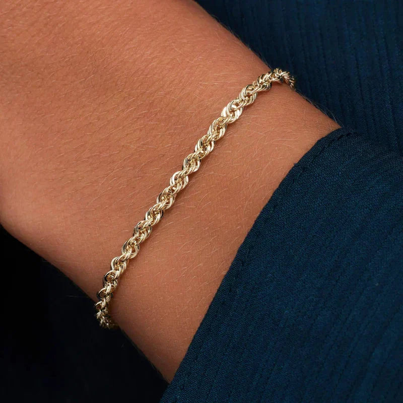 Twisted Chain Bracelet | Guld