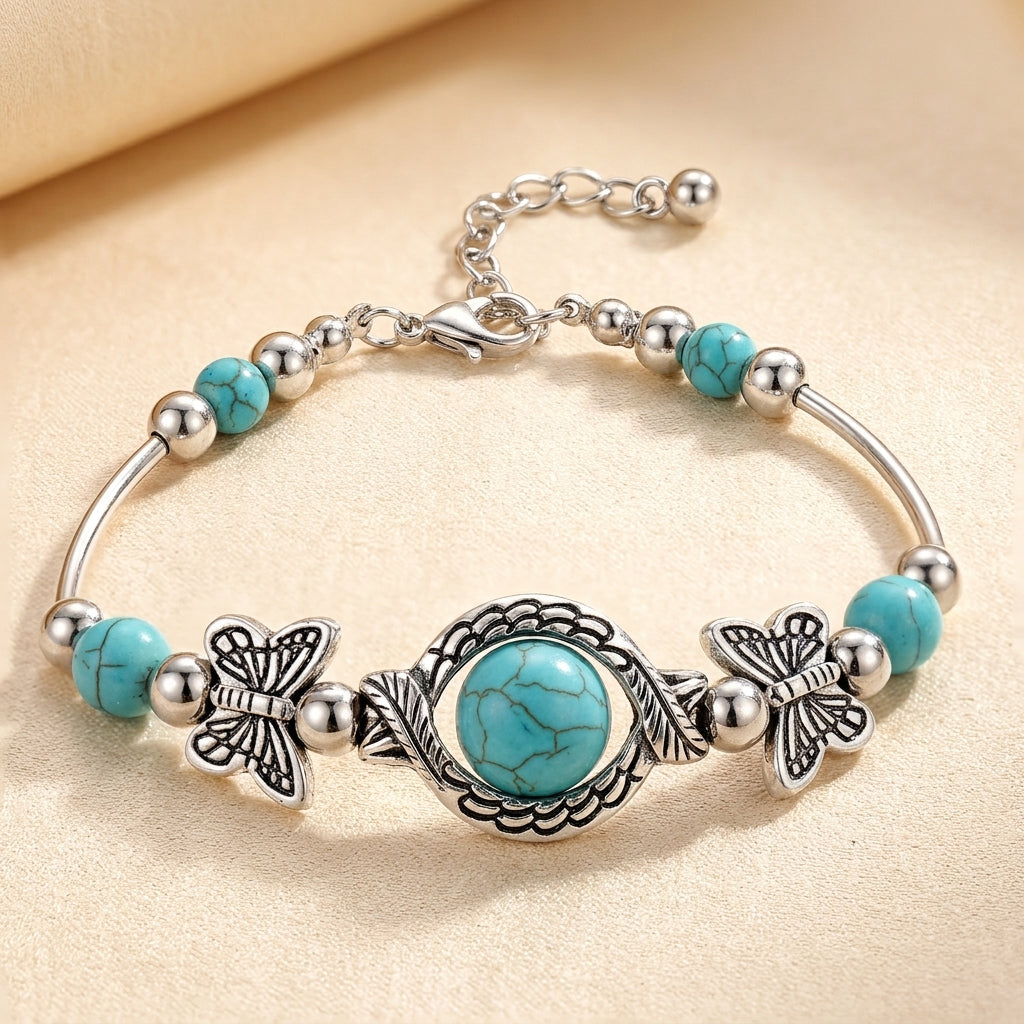Oasis Butterfly Drift Armbånd | Hvidguld
