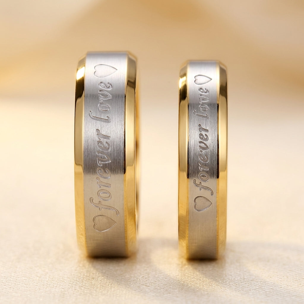 Evig Kærlighed Par Ring | Guld