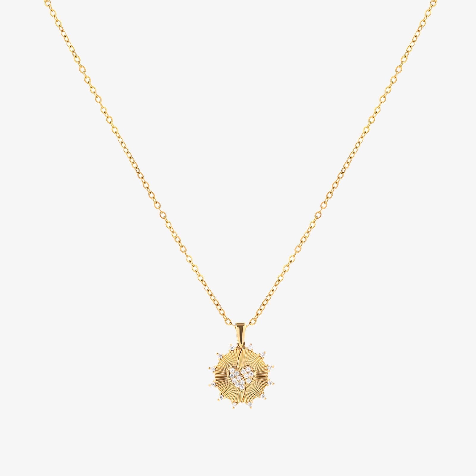 Sunray Love Halskæde | Guld