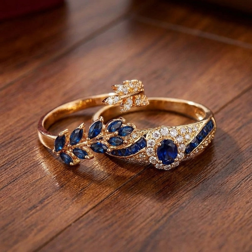 Avelisse Moraziel ring sæt | Guld