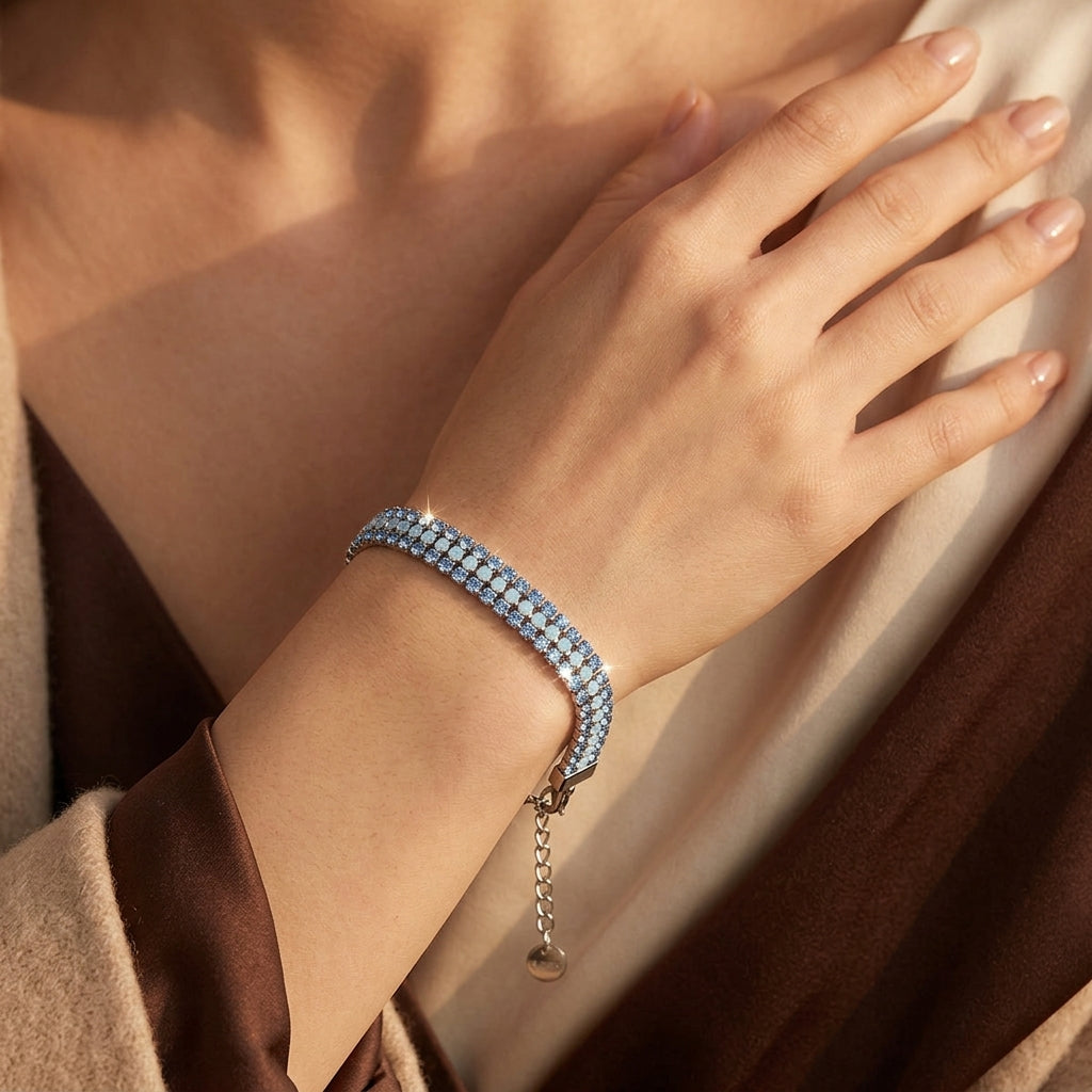 Signature Shine Armbånd | Hvidguld
