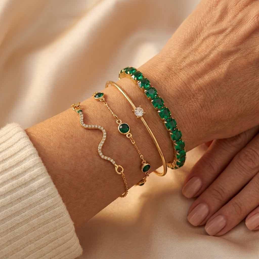 Sorina Feldwyn Armbåndsæt | Guld