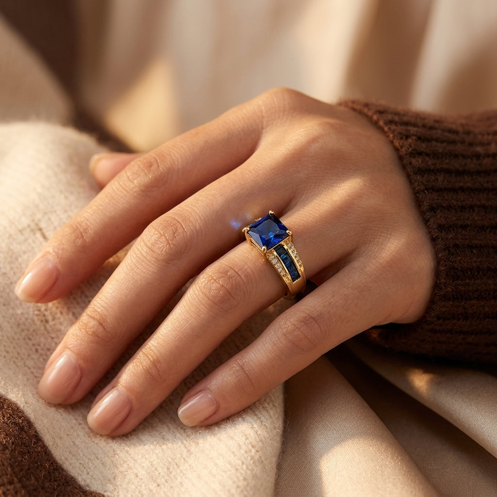 Kassira Bluemont Ring | Guld