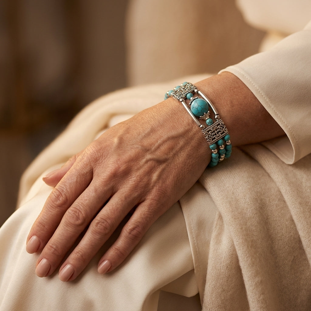 Azura Mesa Armbånd | Hvidguld