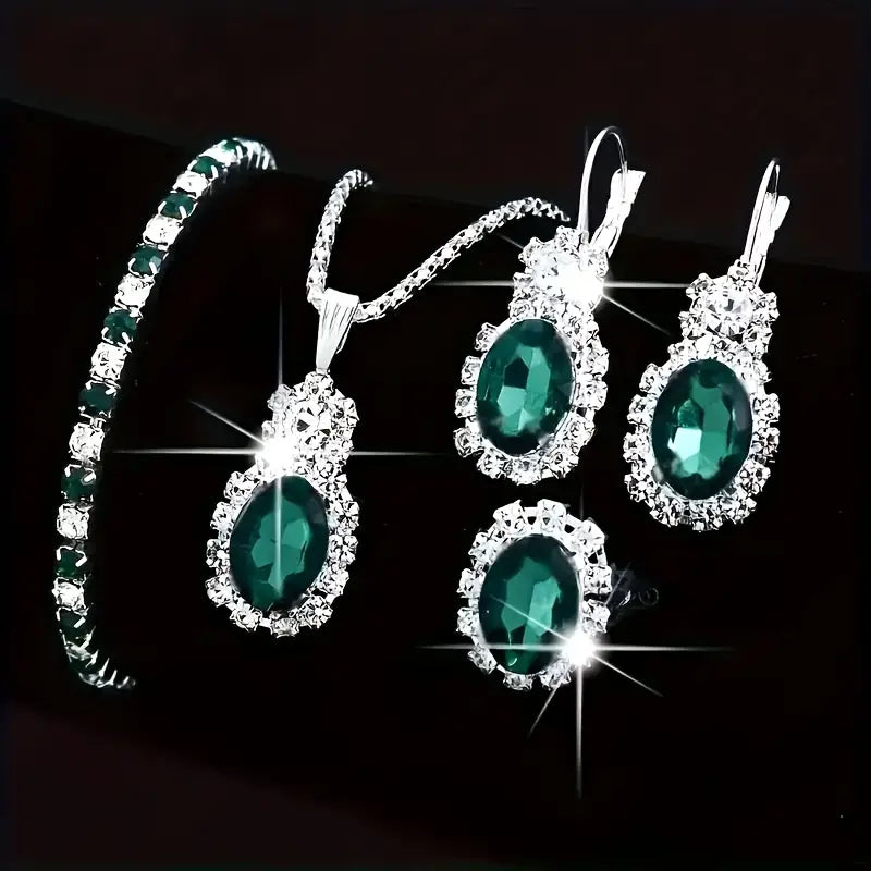 Seloria Grevalyn Smykkesæt | Hvidguld