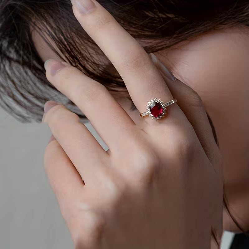 Kejserinde Rød Ring | Guld