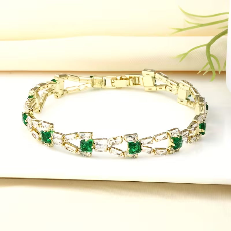 Verde Link Tennisarmbånd | Guld