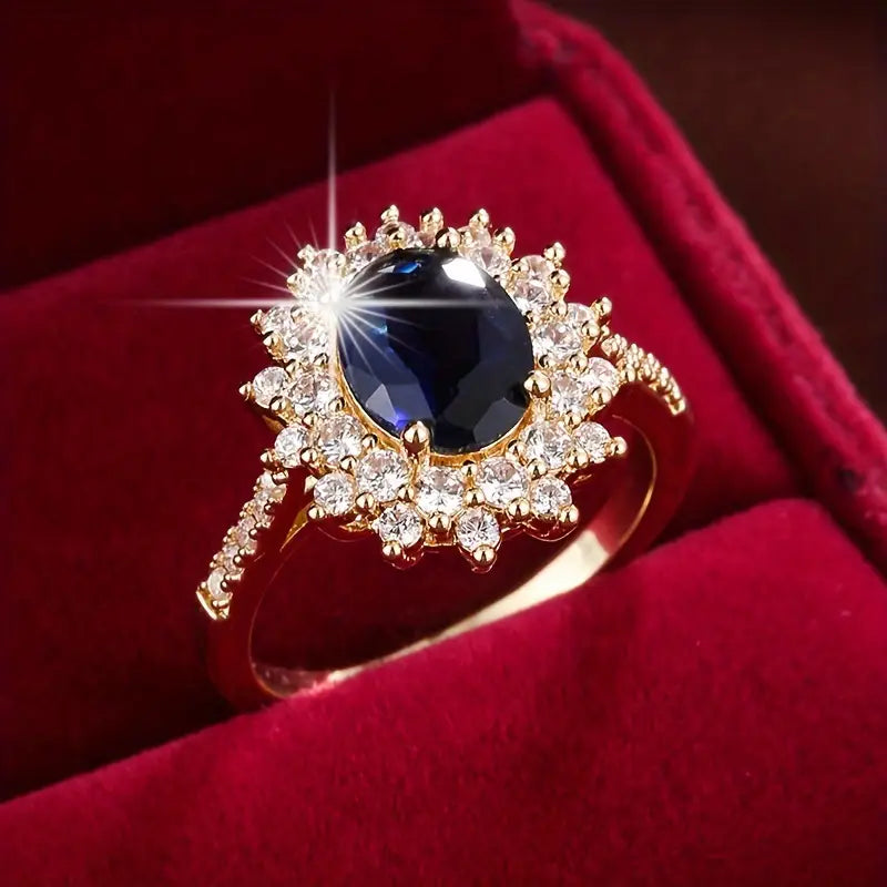 Vionne Saphirae Ring | Hvidguld
