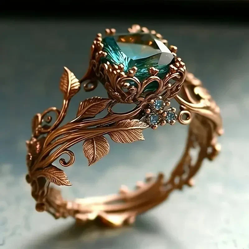 Forestlight Krystalring | Roséguld