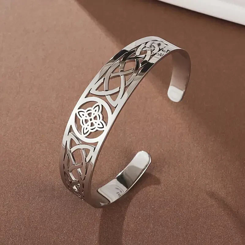 Udsøgt Åben Sølv Hule Armbånd | Hvidguld
