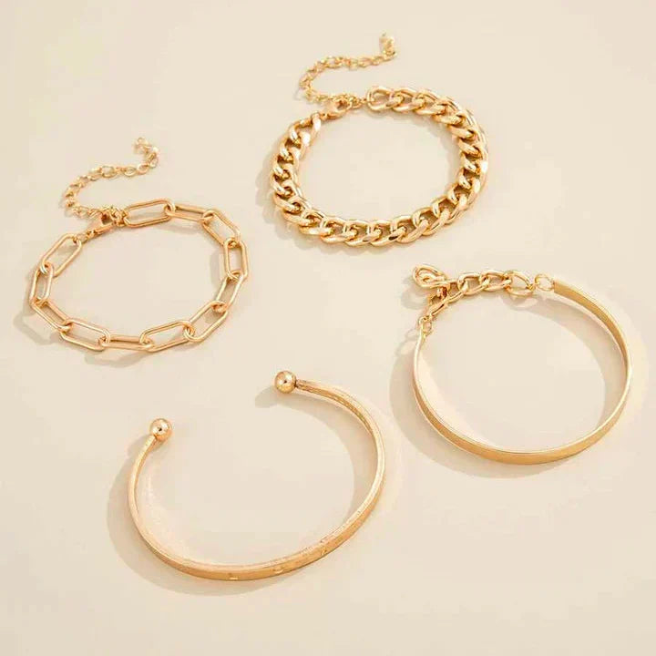 Elan Mercer Armbåndsæt | Guld