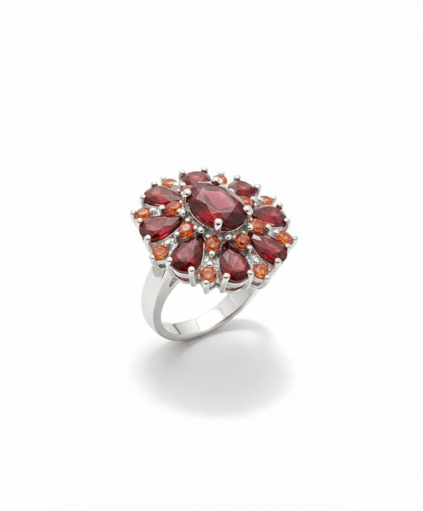 Scarlet Petal Ring | Guld