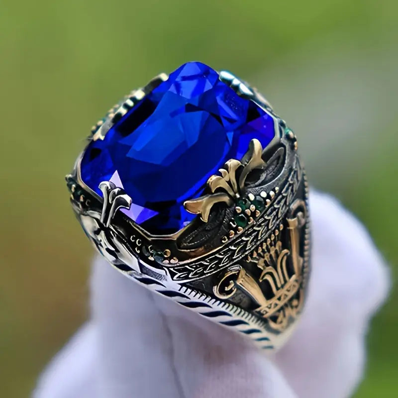 Klara Saphira Ring | Blandt Guld