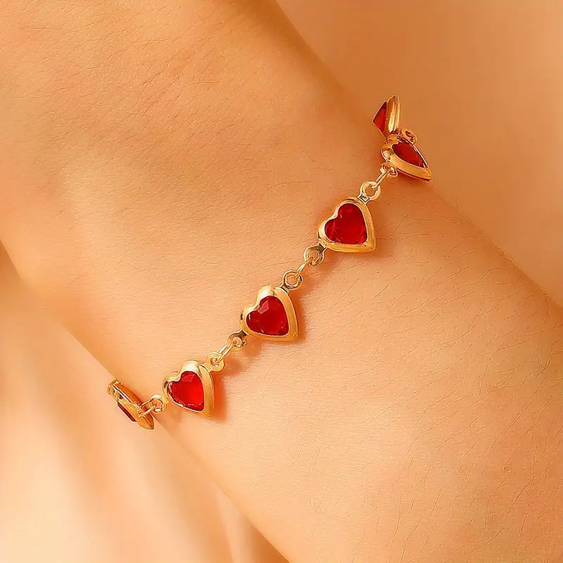 Ophelyra Garnetelle Armbånd | Guld