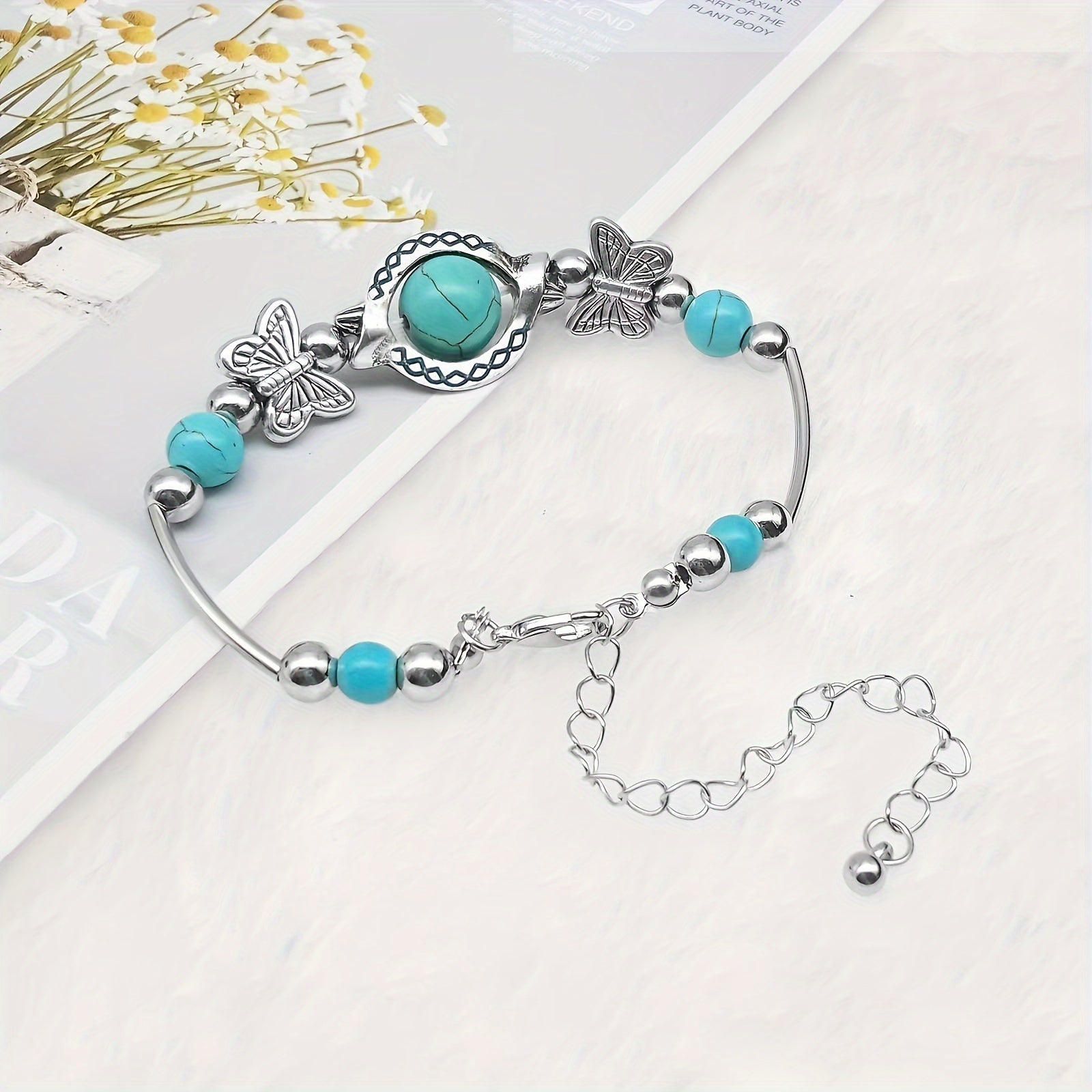 Oasis Butterfly Drift Armbånd | Hvidguld