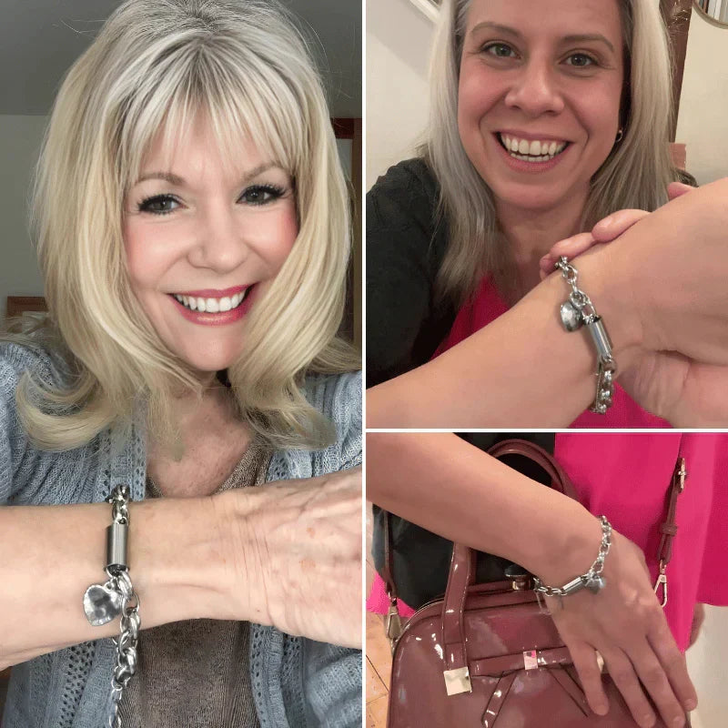 Opmuntrende Chunky Armbånd | Hvid Guld