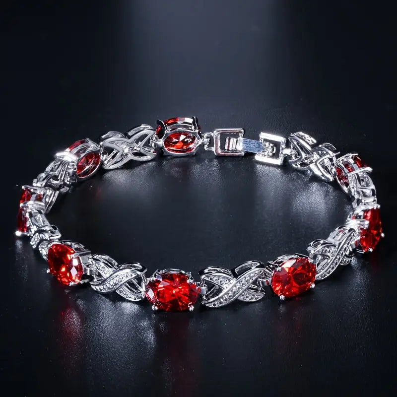 Alendra Flameaux Armbånd | Hvidguld
