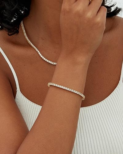 Tennisarmbånd | Guld