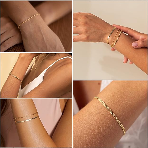 Isabella Vernetta armbåndssæt | Guld