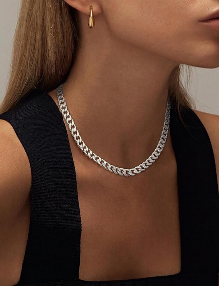 Chunky Cuban Link Halskæde | Guld