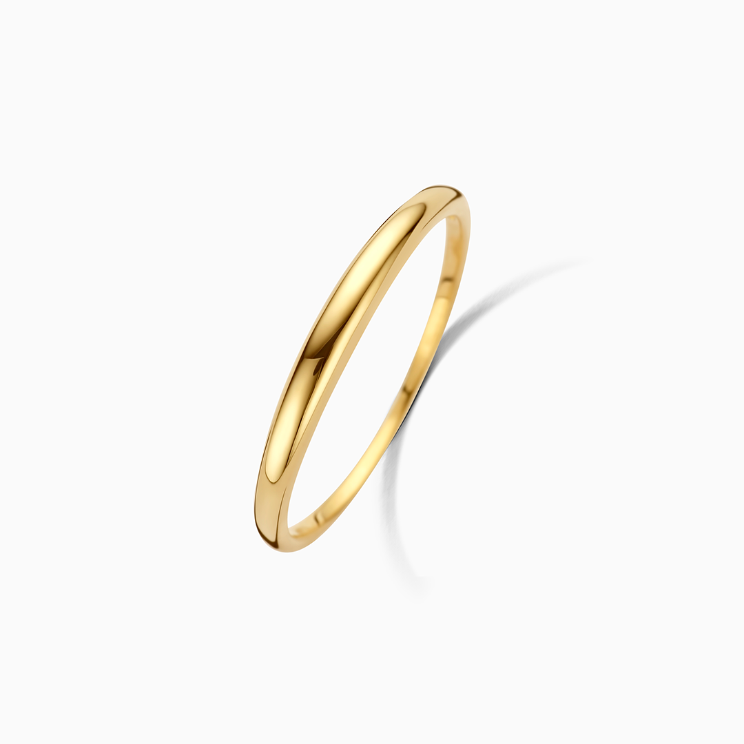 Slim Dome Ring | Guld