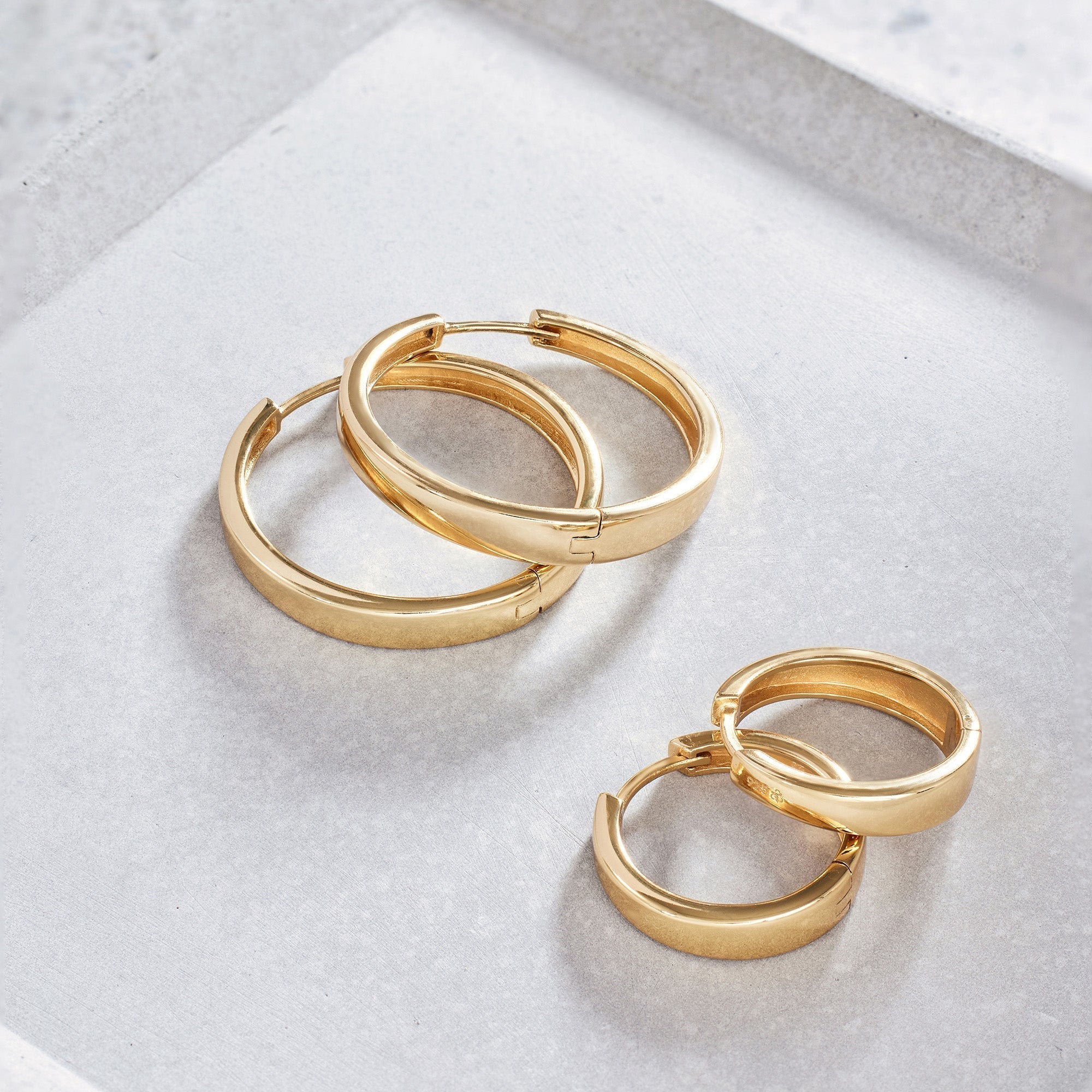 Gia Hoops | Guld