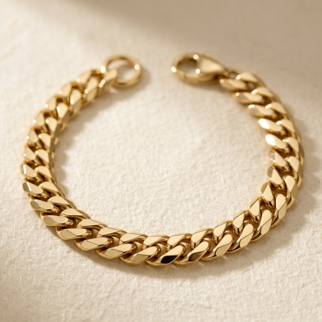 Ejendom Cuban Armbånd | Guld