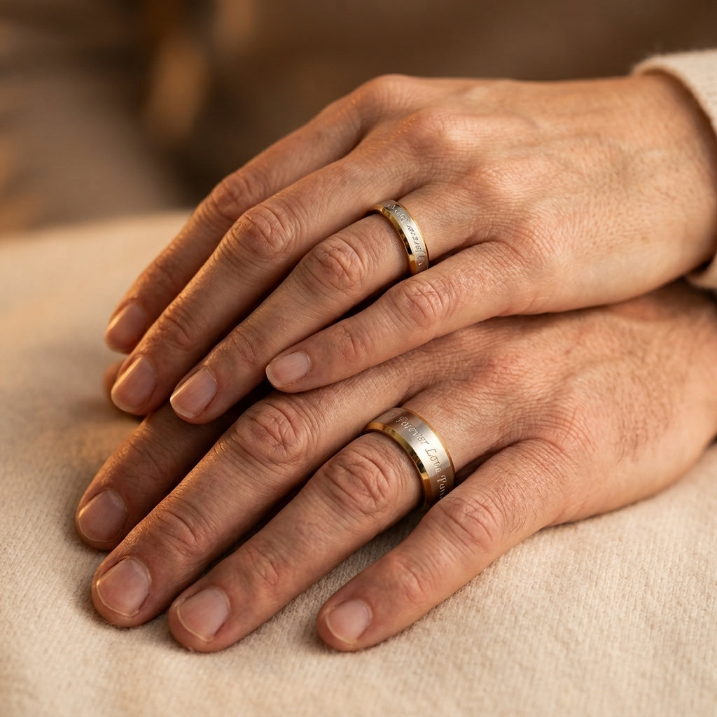 Evig Kærlighed Par Ring | Guld