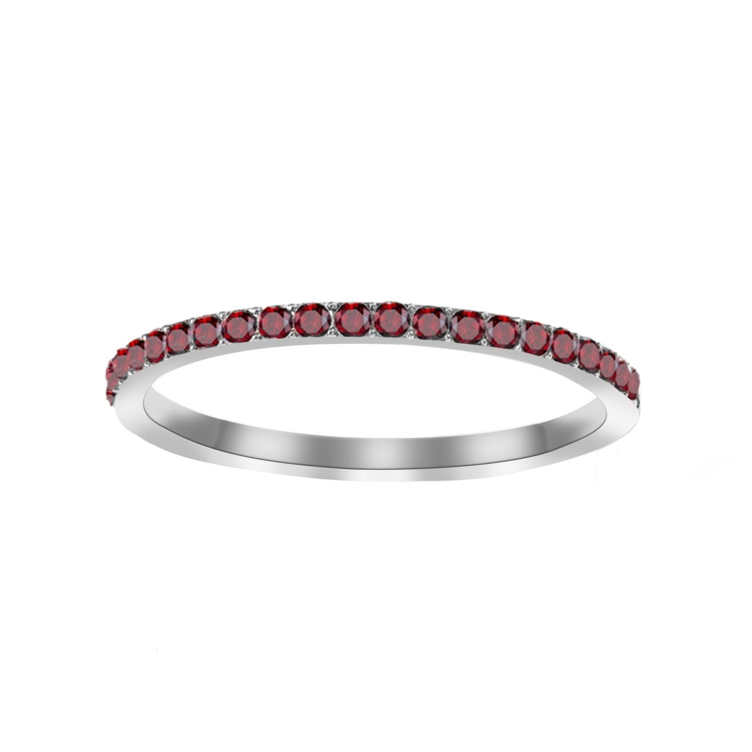 Soraya Rubelis Ring | Hvidguld