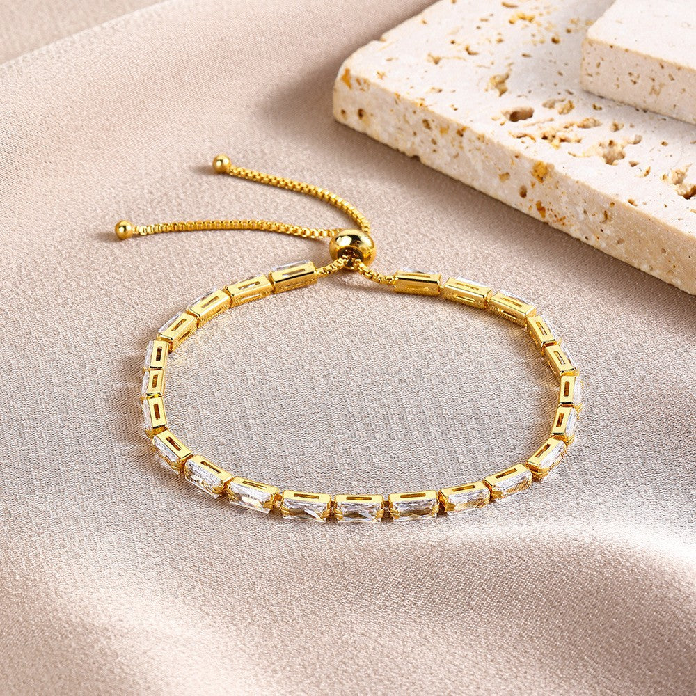 Horizen Tennisarmbånd | Guld