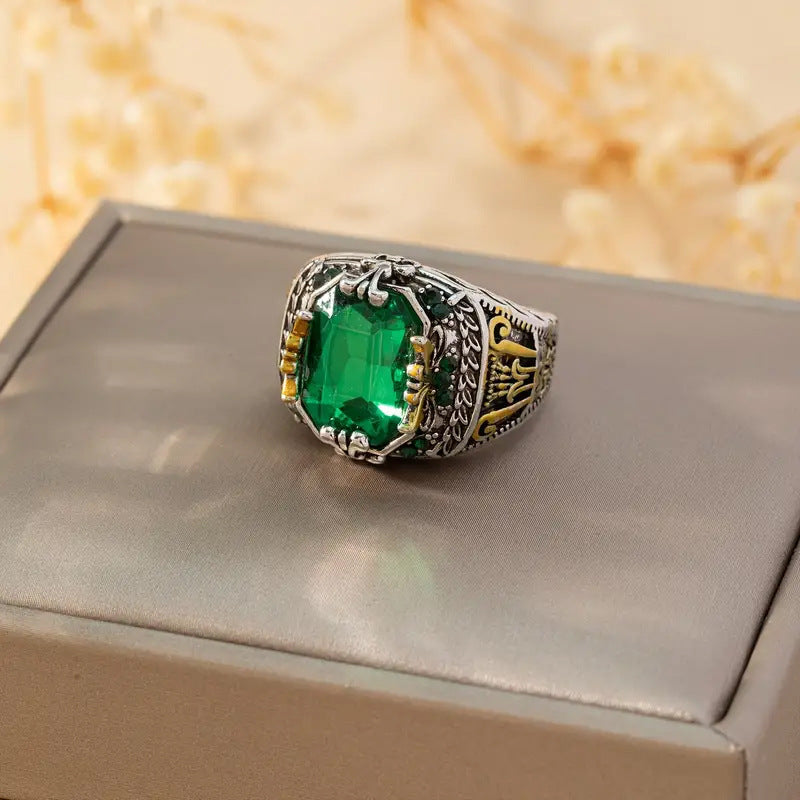Klara Emerin Ring | Blandet Guld