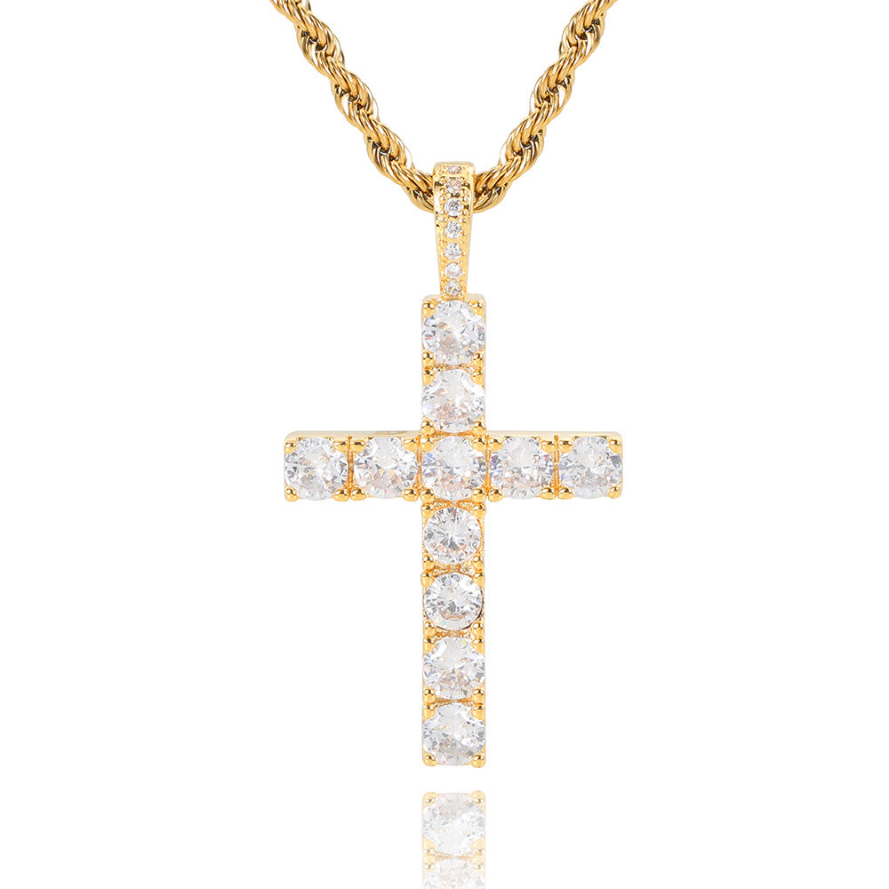 Kors halskæde | Guld