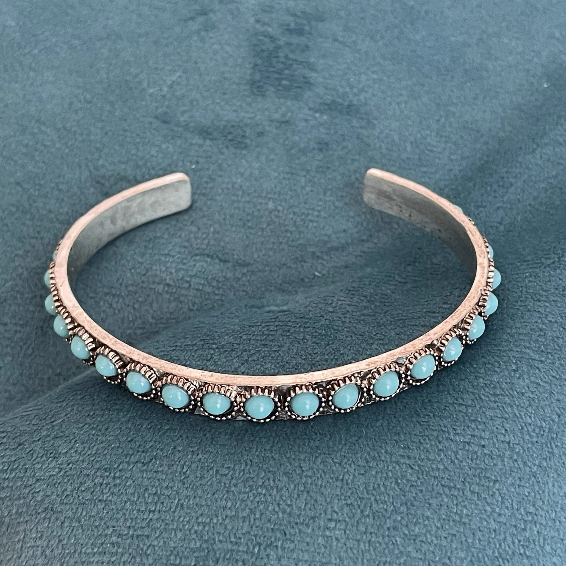 Talisse Turquoise Åben Armbånd | Hvidguld