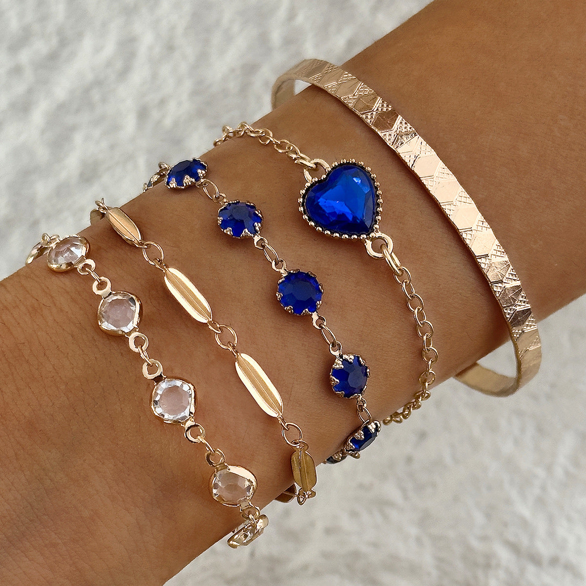 Aveline Northblue Armbåndsæt | Guld