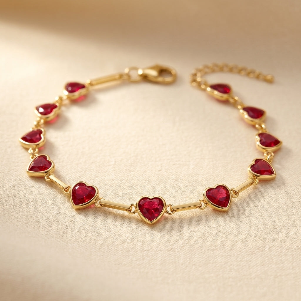 Ophelyra Garnetelle Armbånd | Guld