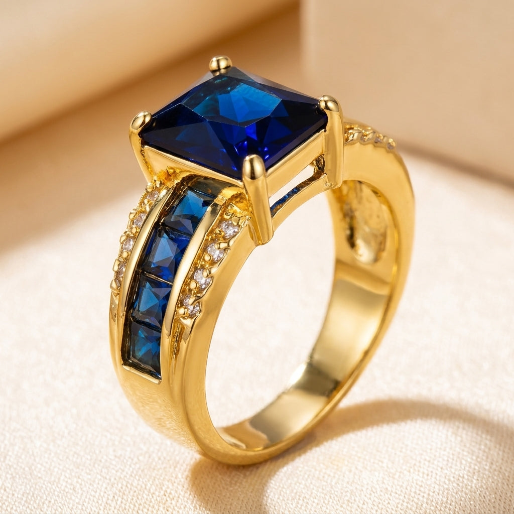 Kassira Bluemont Ring | Guld