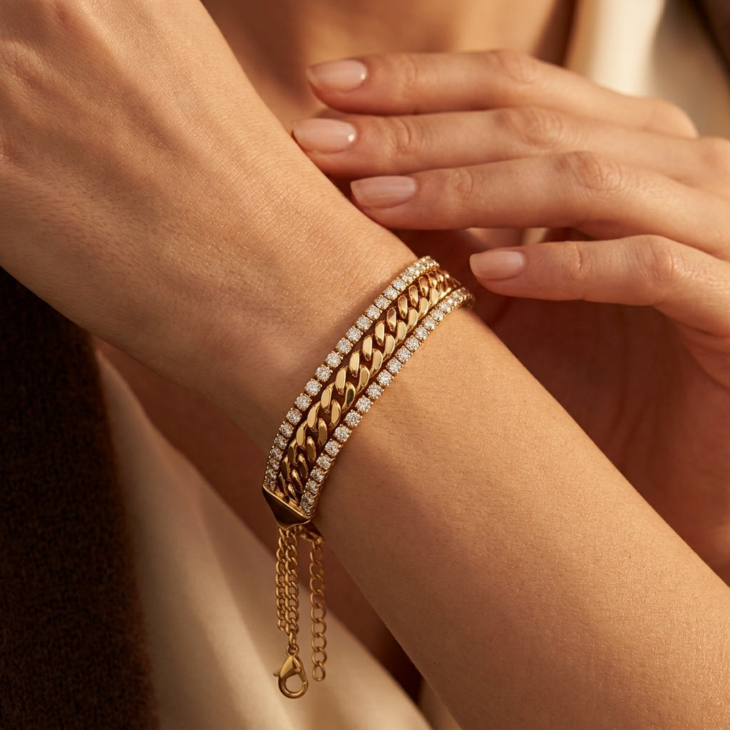 Vela Armbånd | Guld