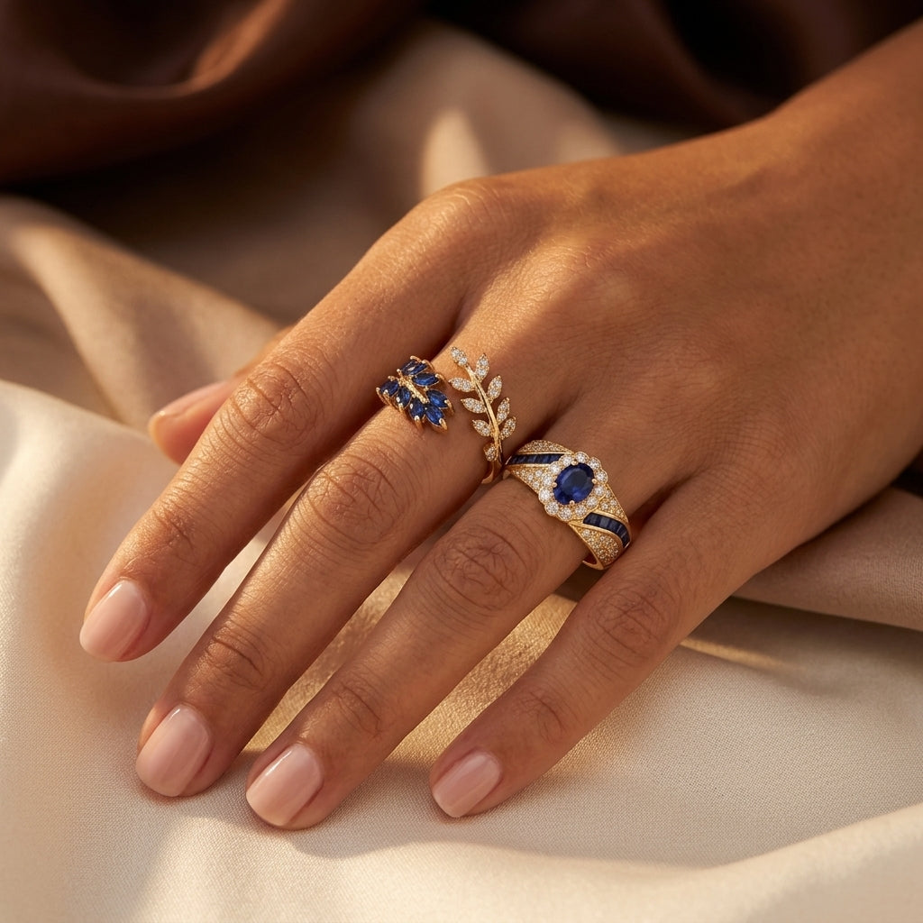 Avelisse Moraziel ring sæt | Guld